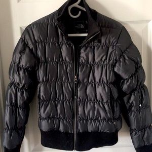 The North Face Dark Gray/Silver Down Jacket S